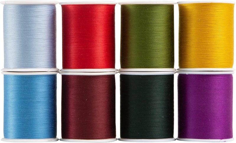 Superior Threads Sew Complete Polyester Sewing Quilting Thread 300 Yard Spool 8-Pack (Winter) - Image 1